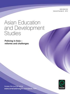 cover image of Asian Education and Development Studies, Volume 3, Issue 3